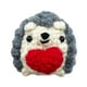 thumbnail image 3 of Peluche de erizo de ganchillo con bolsillo en forma de corazón, 3 of 3