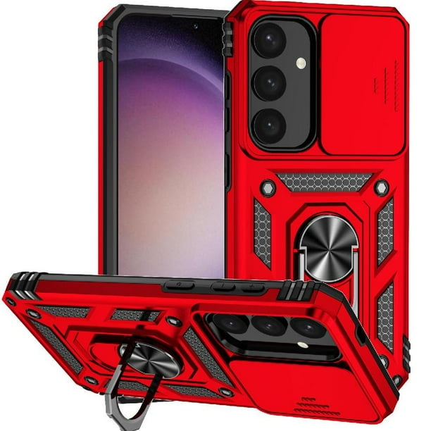 Estuche GANGXUN para Samsung Galaxy S25, soporte giratorio 360°, estilo mecánico y magnético