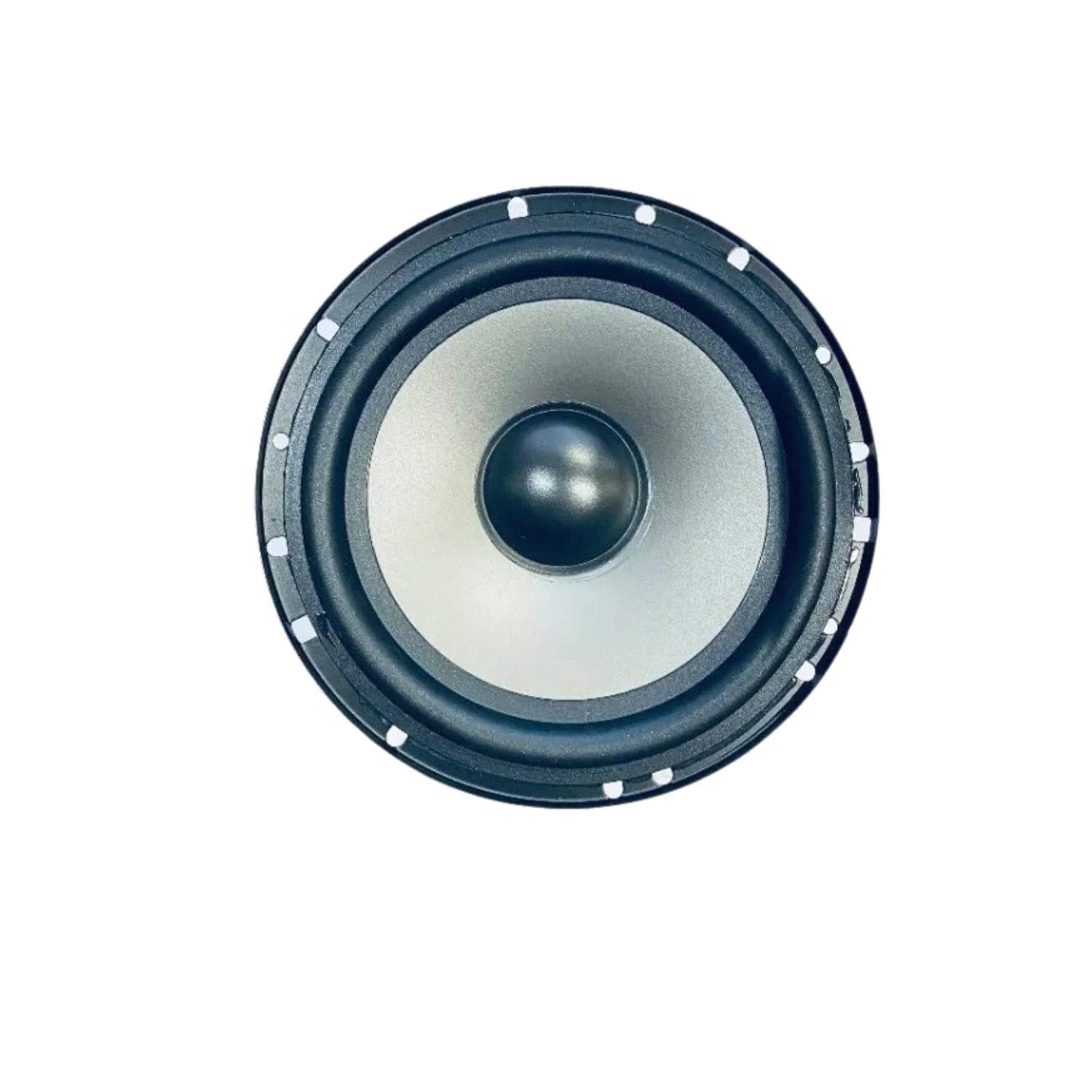 Importclick - Set 2 Parlantes Auto 16 Cm Redondo 100 Watt Coaxial 2 Vías Hifi Negro