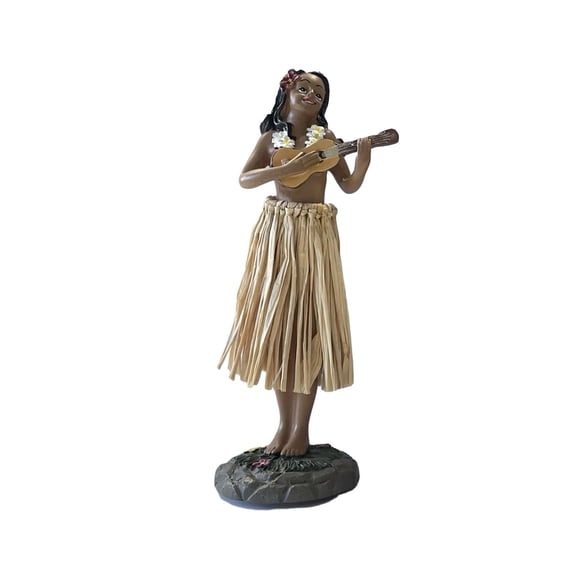 Muñeca De Tamaño Mini Bailarina Hawaiana Con Guitarra Muñeca Hawaiana De 6,29 Pulgadas Decoración Del Hogar Estilo B