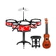 thumbnail image 4 of Simulación De Juguetes De Tambor Para Niños, Juegos De Batería De Jazz Para Niños, Regalos De Vacaciones, Guitarra, Silla Roja, 4 of 5