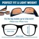 thumbnail image 3 of Gafas De Sol Polarizadas Azul Corte Fit Over Sobre Lentes, 3 of 5