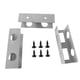 thumbnail image 5 of 3 Uds Soporte De Montaje Para Ordenador Portátil Debajo Del Escritorio Resistente Con Tornillo Organizador De Almacenamiento Plateado, 5 of 5