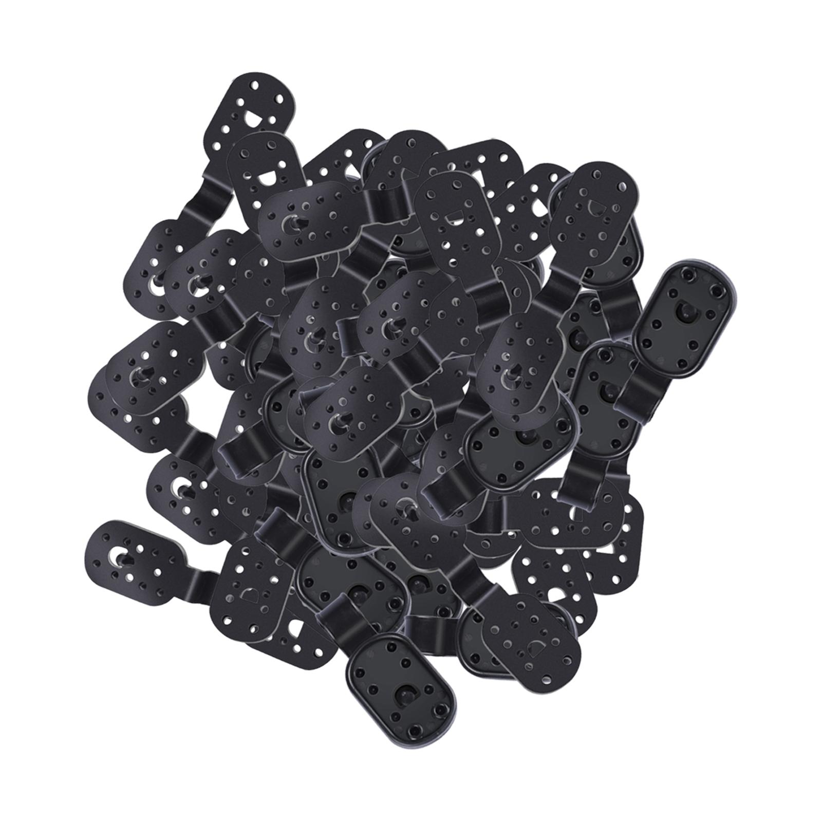 Magideal - Clips De Tela Para Sombra, Hebilla De Fijación, Clips De Red De Sombra Reutilizables Y Ligeros, Clips Fijos De Red De Sombra, Para Exteriores, Cubiert 50 Pcs