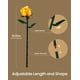 thumbnail image 4 of Set de construcción iAtom, ramo de rosas amarillas, 12 unidades con flores, 4 of 7