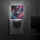 thumbnail image 4 of Lobo Galaxia Luz nocturna LED con sensor de anochecer a amanecer para dormitorio, baño, pasillo, escaleras - Lámpara LED nocturna de enchufe, 0.5W - 1 pieza, 4 of 6