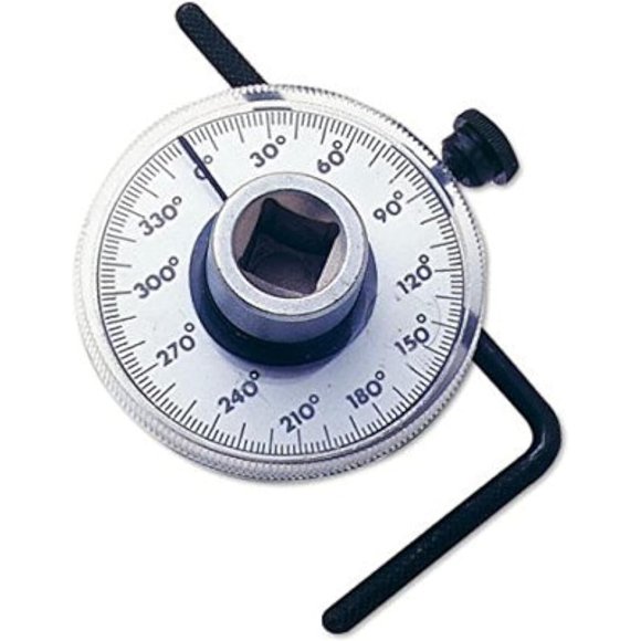 Medidor de Ángulo de Torque Alltooetools de 12 Pulgadas y 360 Grados