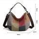 thumbnail image 2 of Bolsos de mano multicolor con diseño cruzado, bolso de hombro informal de lona, bolso cruzado para mujer, 2 of 7