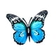 thumbnail image 5 of Escultura De Mariposa Antióxido De Arte De Pared De Metal Para Yard Cafe Anniversary Blue, 5 of 5