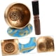 thumbnail image 5 of 4 juegos de cuencos de cobre para el Salón de Buda, decoración de cuencos antiguos, cuencos con sonido exquisito, piedra de pulido manual, 5 of 7