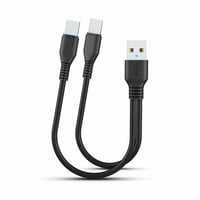 Eon - Cable De Carga 2 En 1 Usb-A A Doble Usb-C