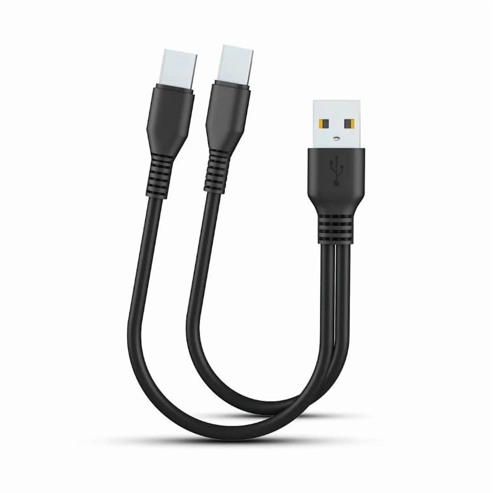 Eon - Cable De Carga 2 En 1 Usb-a A Doble Usb-c