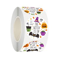 Magideal - Sellos De Sobres Para Álbumes De Recortes Etiquetas De Bricolaje Temáticas De Halloween Calcomanías Para Portátiles