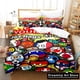 thumbnail image 1 of 3D Print Countryball Polandballs Word Bedding Set Boys Girls Twin Queen King Size Duvet Cover Pillowcase Bed boys Adult Bedroom, 1 of 5