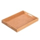 thumbnail image 1 of Bandeja Decorativa De Bambú Para Servir, Para Comer Y Servir Comida, Aperitivos De Frutas, 40cm X 29cm X 4,3cm, 1 of 3