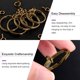 thumbnail image 3 of Kit de llaveros Swpeet, 450 unidades, bronce, 25 mm, 3 of 7
