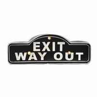 Muebles Santa Ana - Letrero Vintage Led Exit Way Out