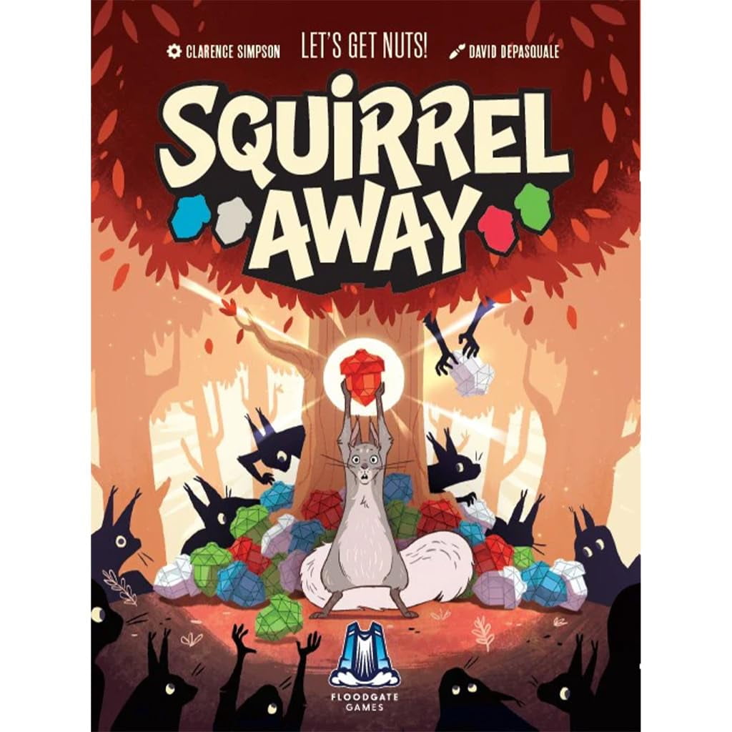 Juego De Fiesta Floodgate Games Squirrel Away Con Bellotas Acrílicas