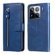 thumbnail image 1 of Funda con Cremallera para Xiaomi 15 Pro, Carcasa Cartera de Cuero PU con Soporte y Tarjetero, 1 of 6