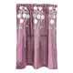 thumbnail image 1 of Cortina de ventana floral Semi-Sheer Cortina de cocina Tier Purple - 137x61cm, 1 of 5