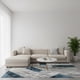 thumbnail image 1 of Alfombra 200x240 cm diseño azul rectangular moderna elegante decorativa dco, 1 of 2