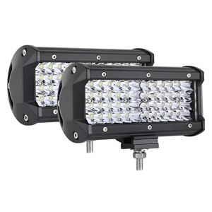 Genérico - Pack X2 Foco Led 144W Barra Neblinero Auto-Moto