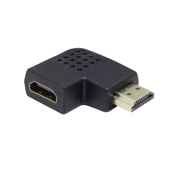 HDMI-LL Conector HDMI v2.0 Macho Hembra en Ángulo Recto hacia la Izquierda 90 Grados