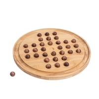 Bothyi - Juego De Mesa De Solitario De Madera De 11 Pulgadas De Diámetro, Juego De Cerebro Profesional Duradero