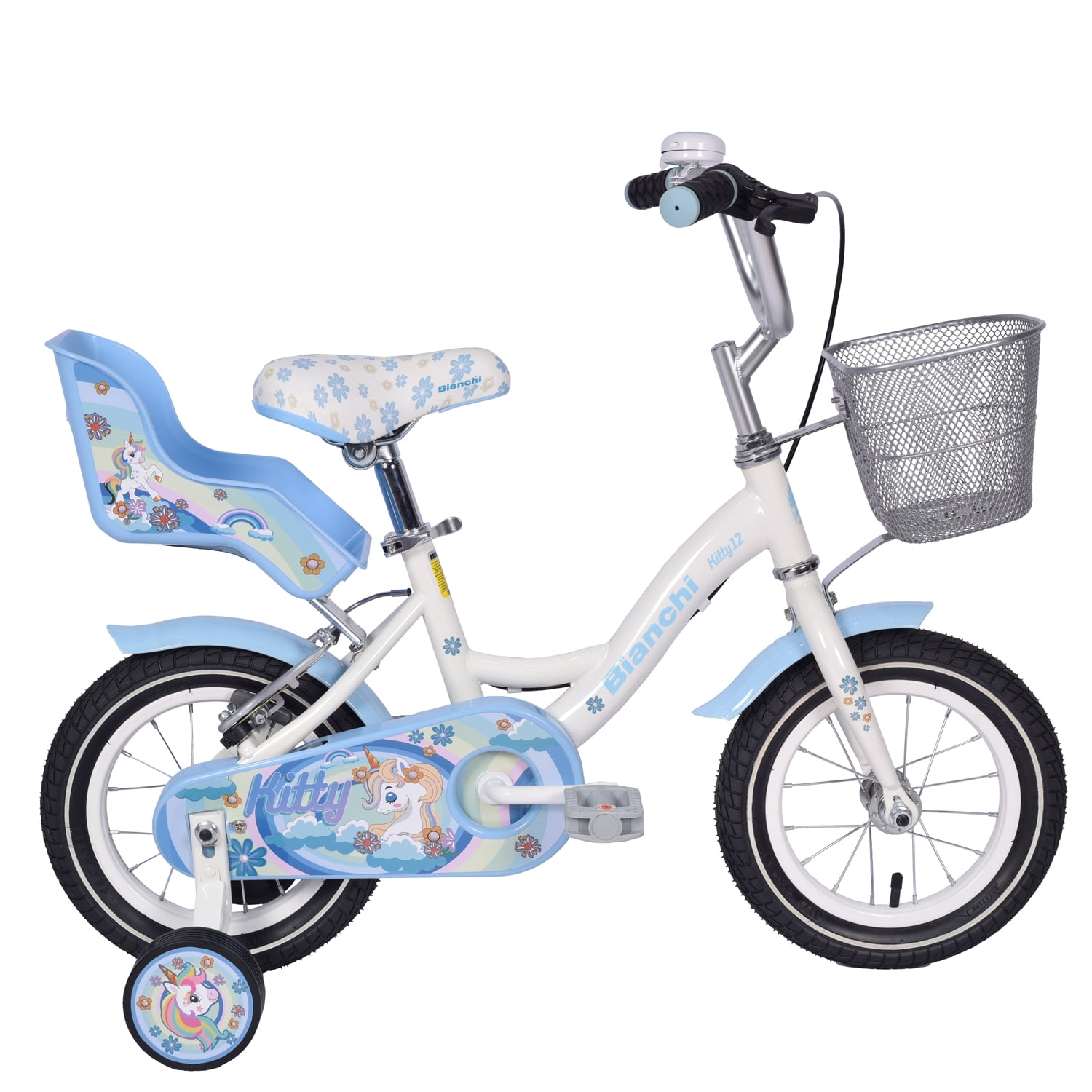 Bicicleta Bianchi Kitty 12 Blanco / Azul