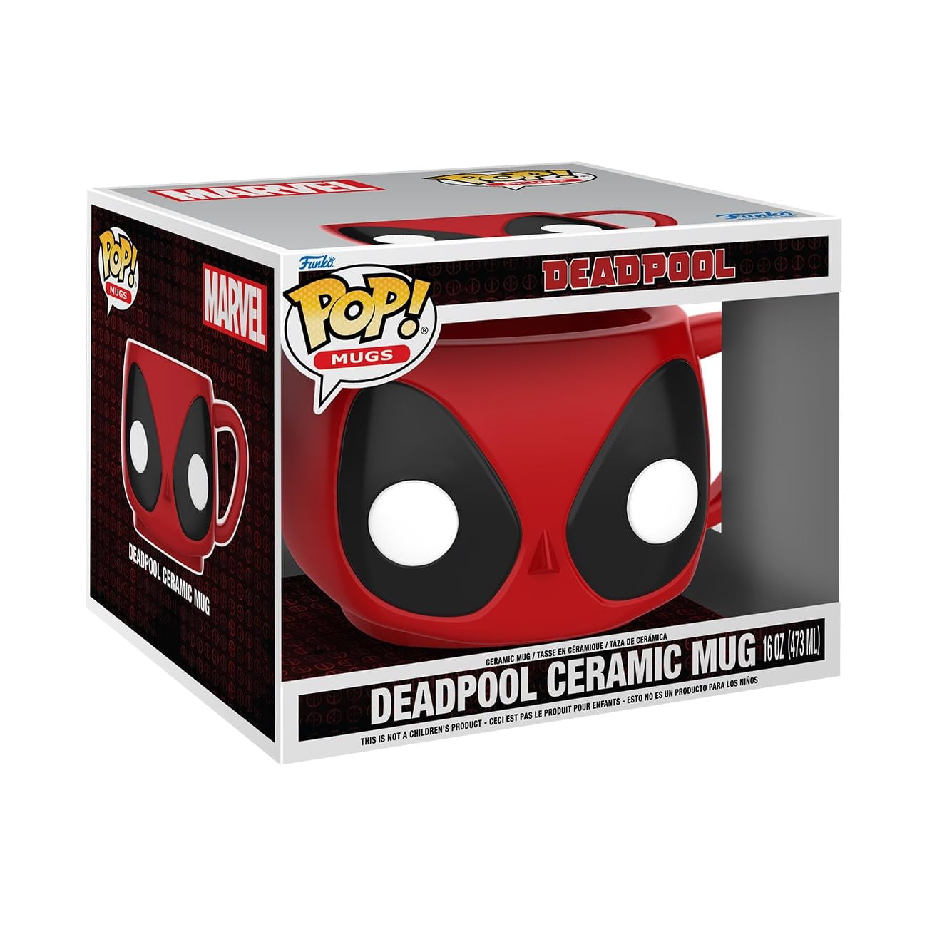 Taza Funko Pop! Cerámica Marvel Deadpool, 473 Ml