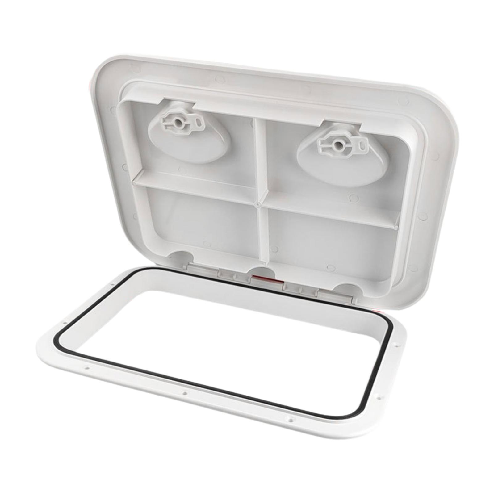 Magideal - Escotilla De Acceso Marino, Cubierta De Escotilla Para Barcos, Escotilla Rectangular Para Cubierta De Barcos, Cubierta De Cubierta Marina Antideslizan 353 Mm X 606 Mm