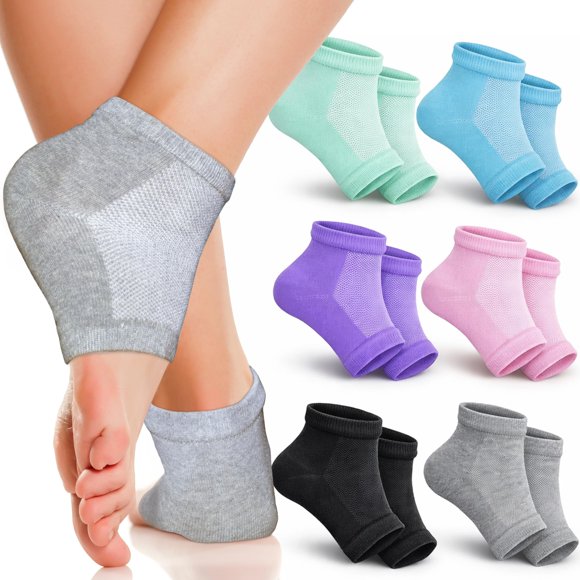 Calcetines hidratantes The Foot Medic, 6 pares sin dedos