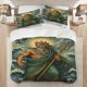 thumbnail image 1 of Poseidon Trident Pattern Bedding Set. Soft And Comfortable Bedding Set Suitable for All Seasons, 1 of 5