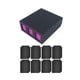 thumbnail image 3 of Caja De Mazo De Cartas Con Divisores De 8 Cartas Contenedor Fuerte Almacenamiento De Tarjetas De Juego Resistentes Negros Púrpura, 3 of 5