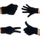 thumbnail image 4 of 6 pares de guantes mágicos de invierno para adultos, de punto, cálidos y elásticos, para hombres, mujeres y adolescentes, negros, 20-21 cm, 4 of 7