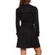thumbnail image 3 of INSPIRE CHIC Abrigo de Imitación de Gamuza para Mujer con Cinturón, Chaqueta Larga con Cremallera y Diseño de Moda S Negro, 3 of 6