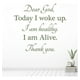 thumbnail image 2 of Decomural Dear God, Today I Woke Up Christianity WS-42974, 2 of 2