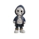thumbnail image 1 of Figura De Esqueleto De Halloween De Dibujos Animados, Estatua De Resina Para Barras, Azul Oscuro, 1 of 5