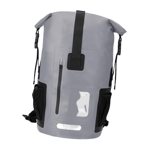 Magideal - Mochila Impermeable De 35 L Con Parte Superior Enrollable, Diseño Ergonómico, Ligera Y Multifuncional, Ideal Para Deportes Acuáticos Al Aire Libre, 28 Gris