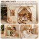 thumbnail image 4 of Casa de juego Sherilyn Beige de doble puerta para niños, 4 of 7