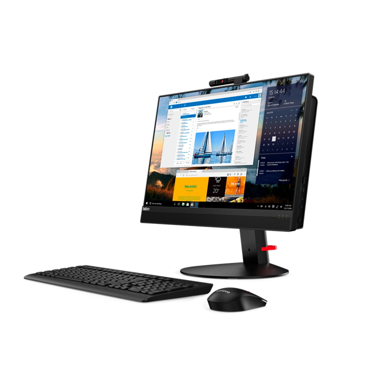Computador All In One Lenovo Thinkcentre M820z 21.5" (i7-8va Gen. 16gb 512gb Ssd) Reacondicionado Grado A