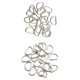thumbnail image 2 of 200 piezas de aleación diy d dee anillos para correas correas blancas, 2 of 6