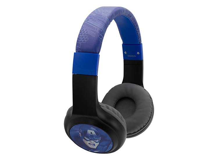 Sakar - Audífono Bluetooth Marvel Capitán América Hp210043N-Cap4