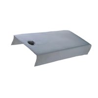 Magideal - Cubierta De Cama De Cosmético Sábana De Spa Con Agujero 31.5X78.7 Pulgadas Textura Suave Elástica Mano De Obra Exquisita Lavado A Máquina Para , Gris