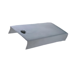 Magideal - Cubierta De Cama De Cosmético Sábana De Spa Con Agujero 31.5X78.7 Pulgadas Textura Suave Elástica Mano De Obra Exquisita Lavado A Máquina Para , Gris