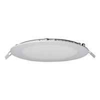 Teimporta - Panel Led Foco Plafón Empotrado Redondo 18W 22Cm Luz Fría Blanco