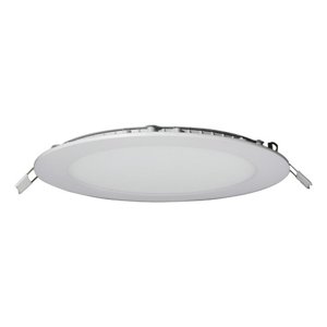 Teimporta - Panel Led Foco Plafón Empotrado Redondo 18W 22Cm Luz Fría Blanco