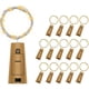thumbnail image 1 of Kolpop - Paquete de 12 luces para botellas (pilas no incluidas), 2 m, 20 LED, de corcho de vidrio, con alambre de cobre, ideal para fiestas, jardines, Navidad, Halloween, bodas y decoración de interio, 1 of 5