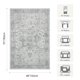 thumbnail image 4 of Alfombra Rugxara 122x152 cm Gris Boho Lavable, 4 of 9