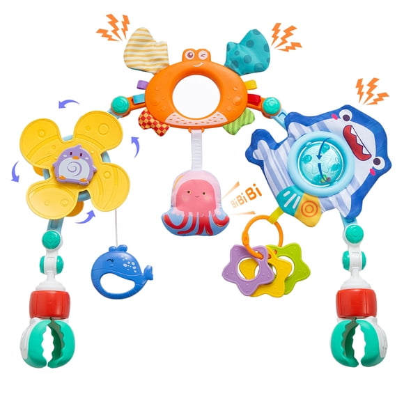 Stroller Arch Toy Lynncare con actividad sensorial para niños de 0 a 18 años
